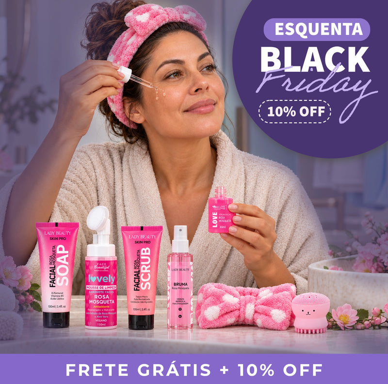 Ritual Rosa Radiante™ | Kit Skincare Rosa Mosqueta 7 em 1