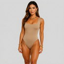 Body Quadrado Feminino Collant Suplex Regata Alça Larga Forro Duplo Verão