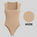 Body Feminino Premium em Suplex – Decote Quadrado e Forro Duplo