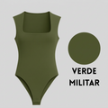 Body Feminino Premium em Suplex – Decote Quadrado e Forro Duplo