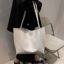 Bolsa Feminina Casual Grande Bolsa de Ombro Elegante Estilo Clássico