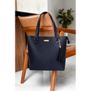 Bolsa Feminina Tote Elegance – Pingente Tassel e Metais Dourados