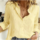 Camisa Feminina de Viscolinho Premium – Manga Longa e Caimento Elegante