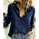 Camisa Feminina de Viscolinho Premium – Manga Longa e Caimento Elegante