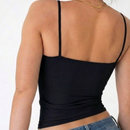 kit 3 Blusinha de Alcinha Feminina Básica Suplex Justa Moda Verão que sustenta sem sutiã e modela o corpo