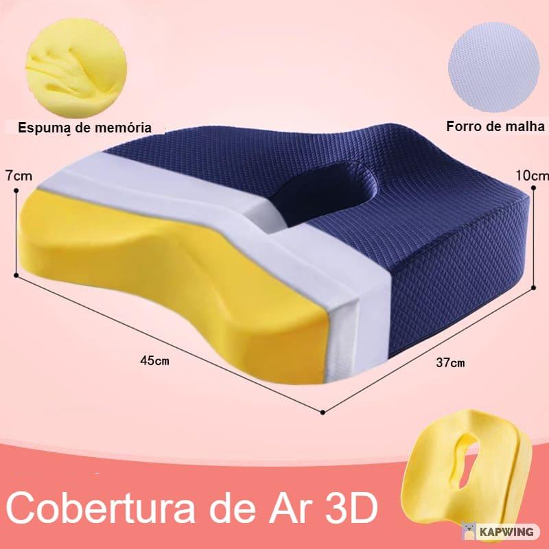 Almofada Ortopédica Premium com Espuma de Memória 5D  [50% OFF 🔥]