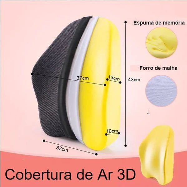 Almofada Ortopédica Premium com Espuma de Memória 5D  [50% OFF 🔥]