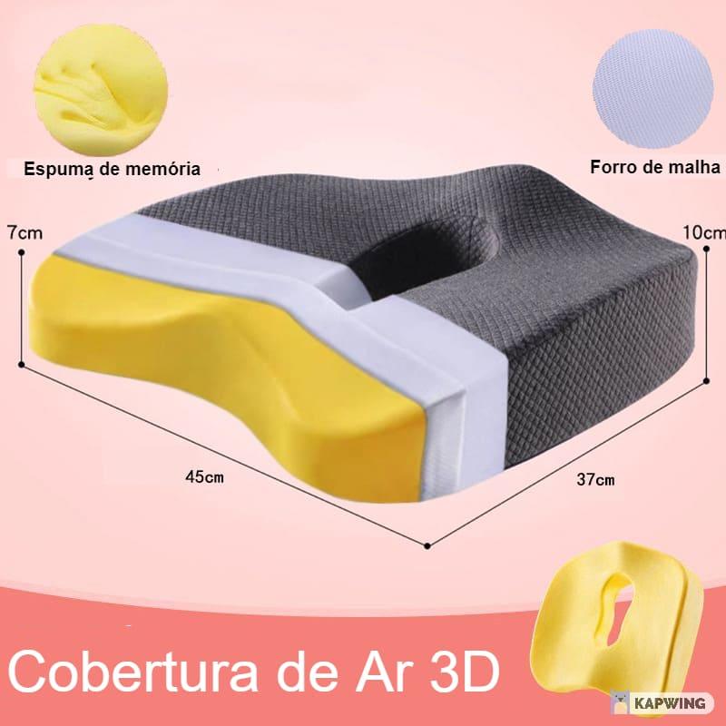 Almofada Ortopédica Premium com Espuma de Memória 5D  [50% OFF 🔥]
